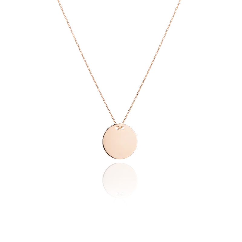 Heirloom locket necklaces-Necklace EMPTY 15mm