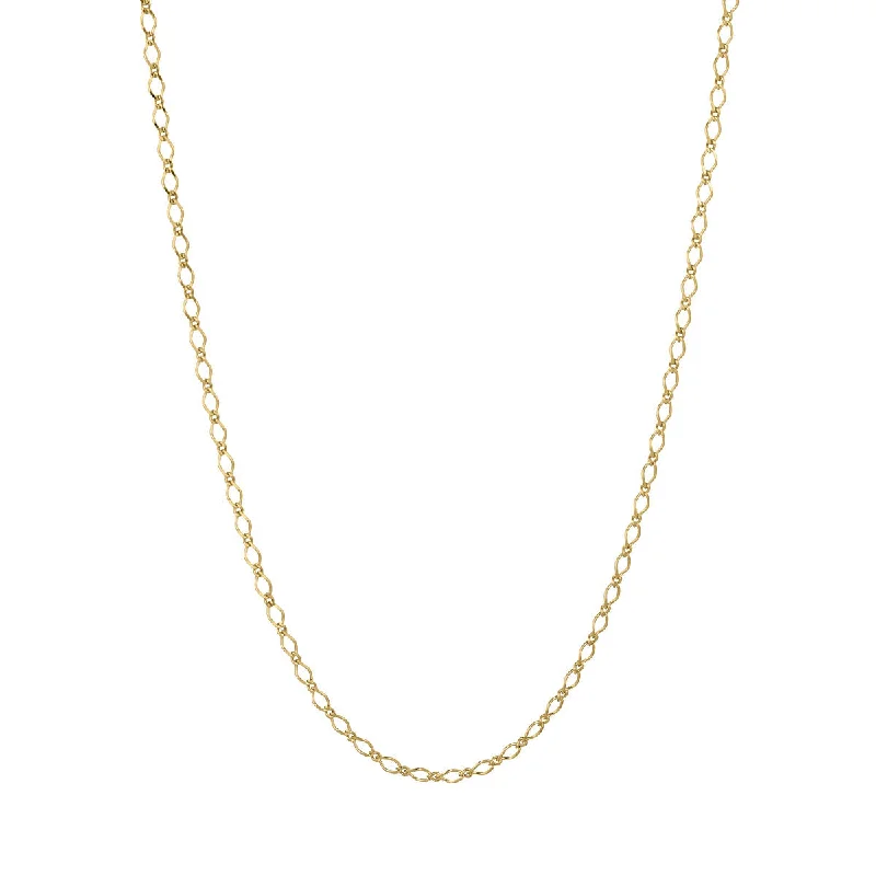 Bowed pendant necklaces-Wave chain 18K Gold Plated Necklace