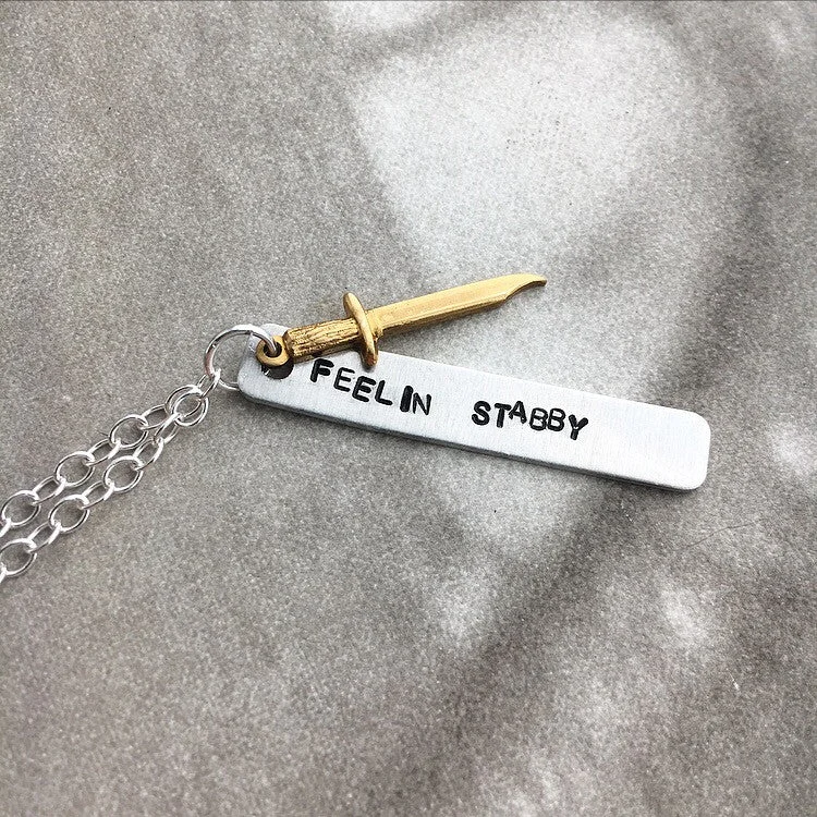 Warding eye necklaces-Feelin' Stabby Necklace