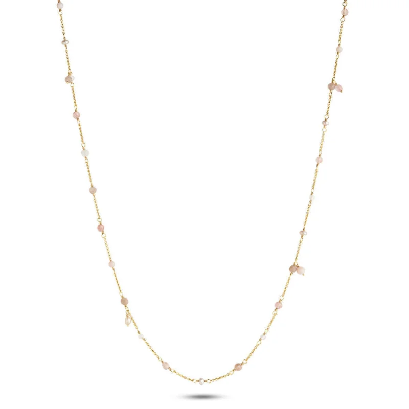 Knit weave necklaces-Limited Edition 18K Gold Plated Necklace