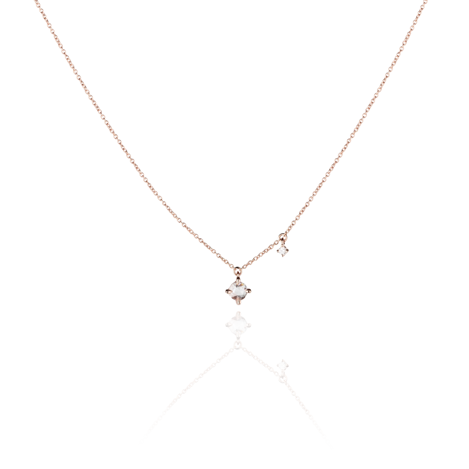 Crystal-wrapped necklaces-Necklace LEONA PETITE