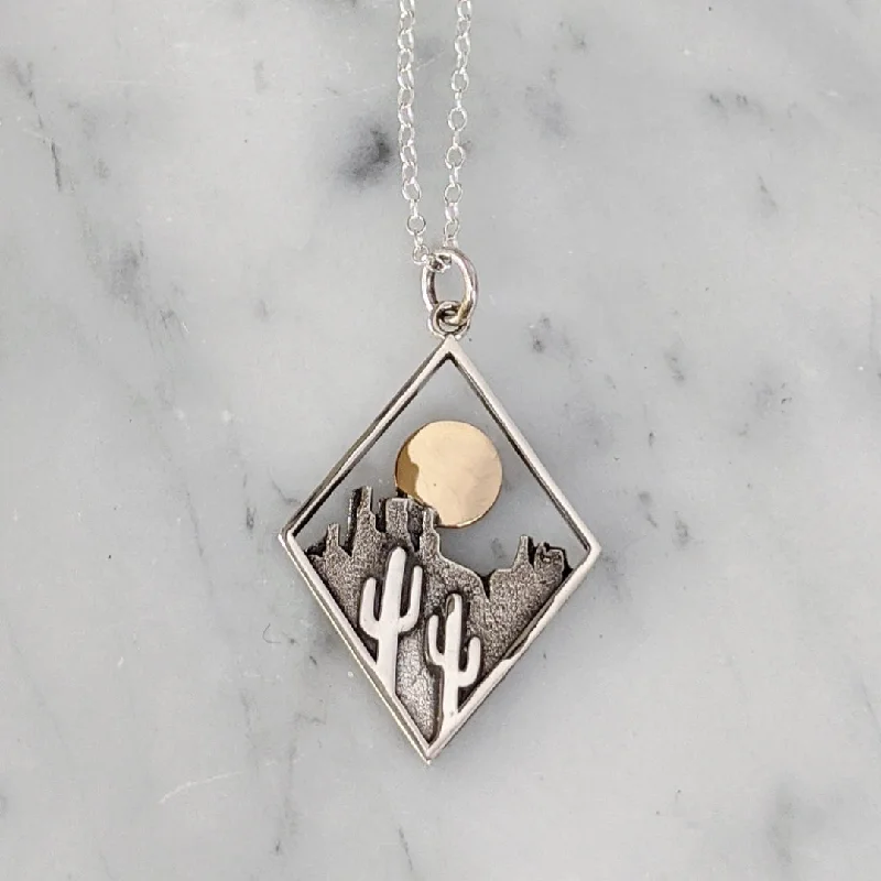 Sharp-line necklaces-Desert View Necklace