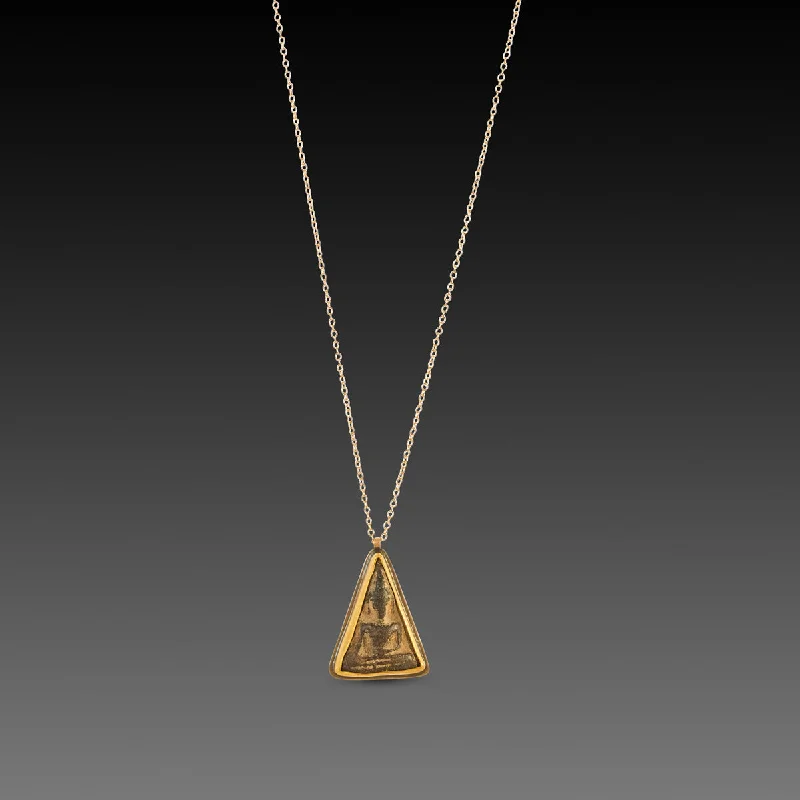 Premium diamond necklaces-Delicate Buddha Amulet