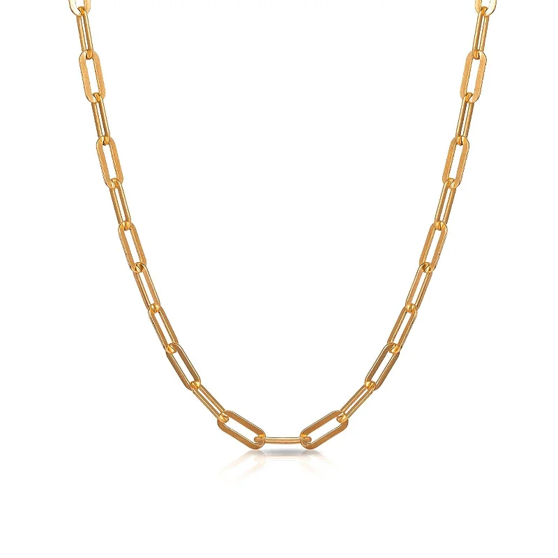 Token coin necklaces-Collar Chloe 18K Gold Plated Necklace