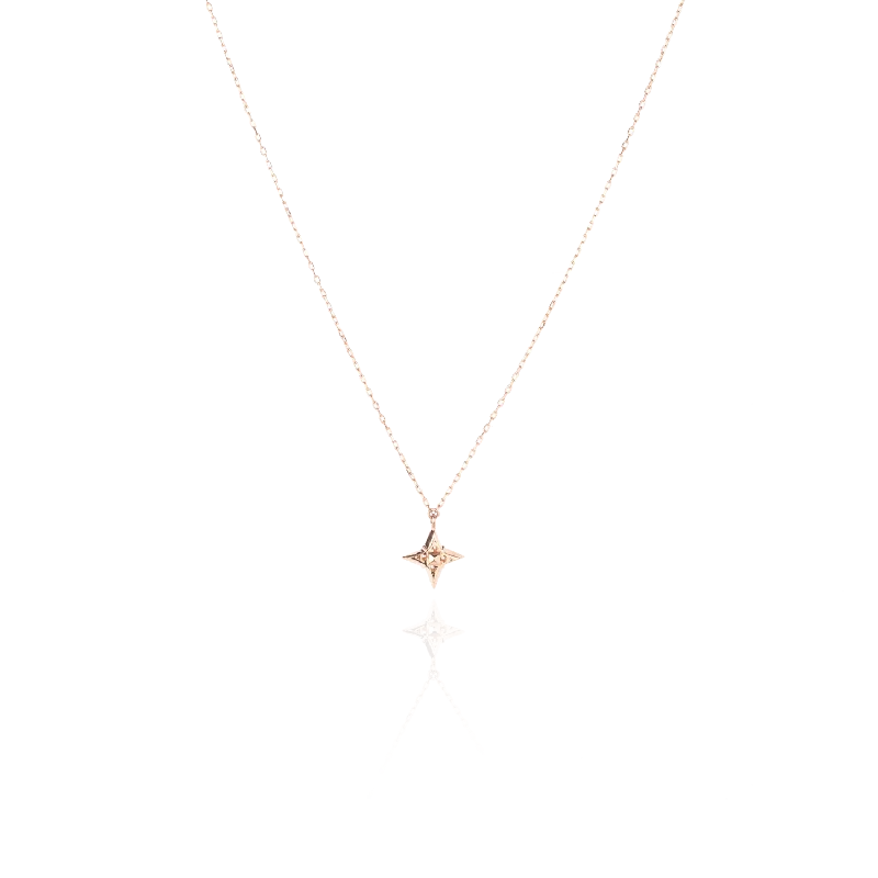 Flush clasp necklaces-Necklace ANNA SIGNATURE STAR