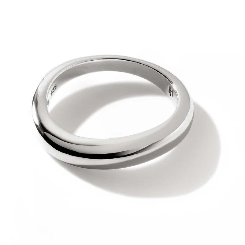 Cane style rings-Surf Sterling Silver Ring by John Hardy