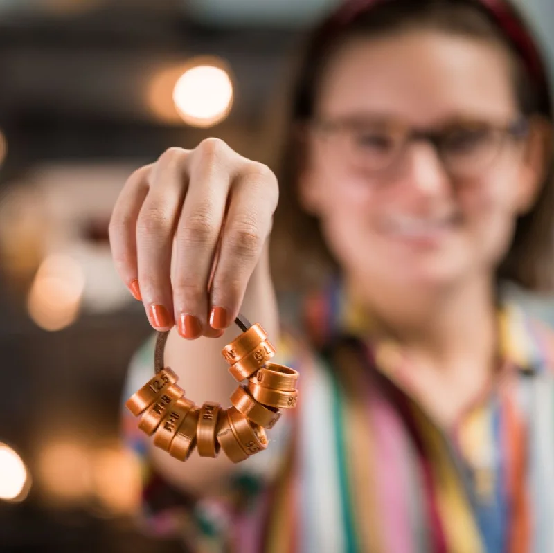 Wave shape rings-Ring Sizer - Included with Ring Purchase