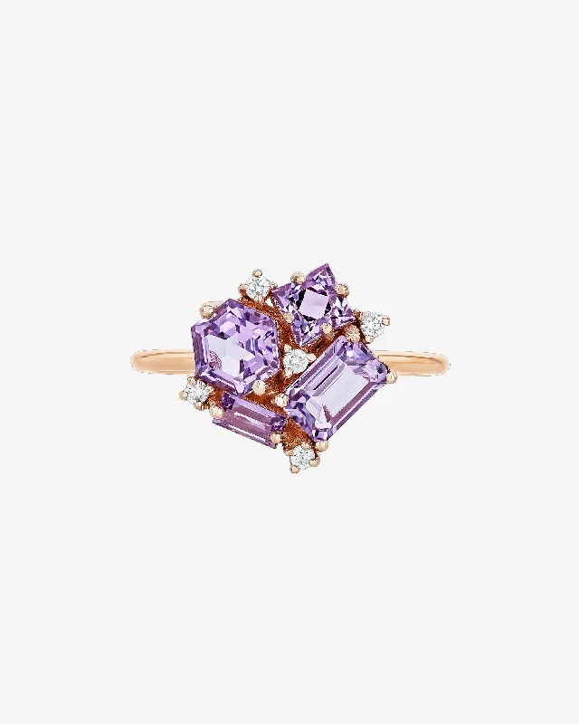 Triple-tone rings-Amalfi Rose De France Blossom Ring