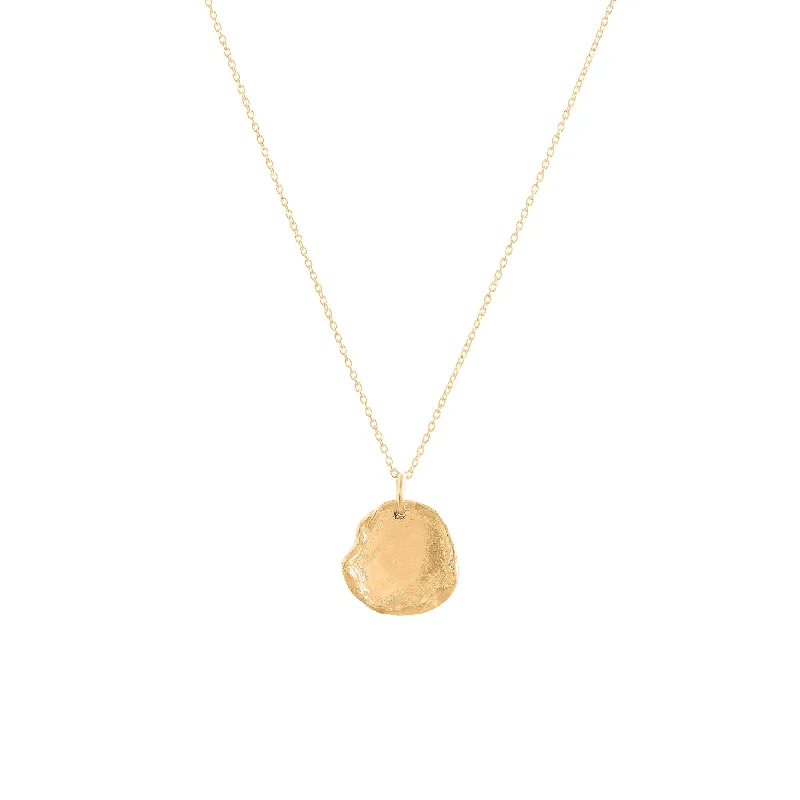 Tie-back necklaces-Arva Gold Plated Necklace