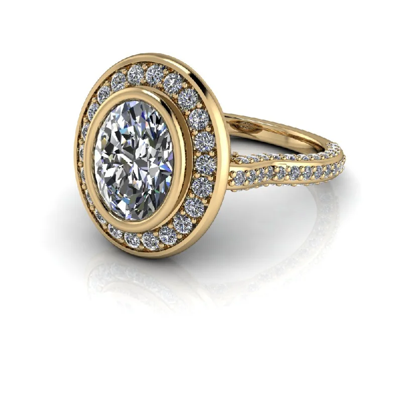 Classic deco rings-Finley No. 3 Moissanite Ring