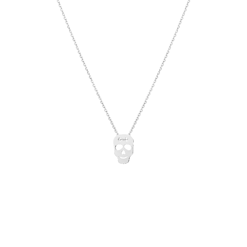 Tilted design necklaces-Necklace SKULL