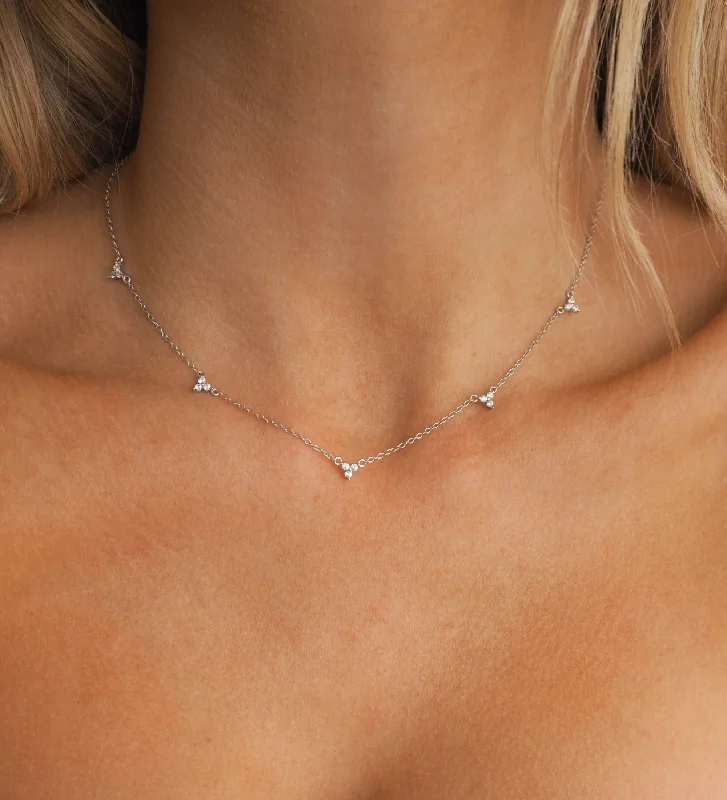 Intricate filigree necklaces-Amelia Choker | Silver