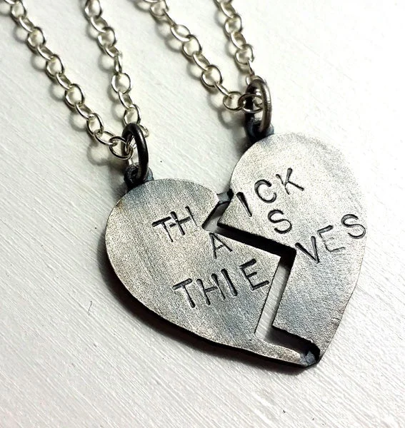 Premium diamond necklaces-Thick As Thieves Necklaces