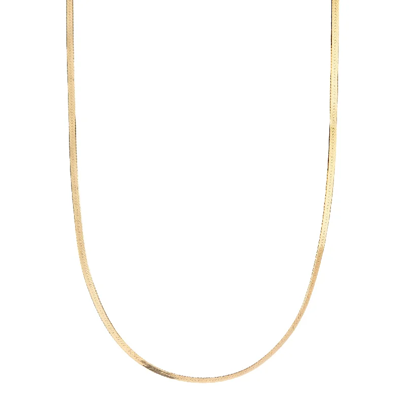 High-gloss necklaces-Mio Gold Plated Chain