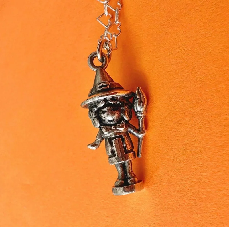 High-gloss necklaces-Polly Pocket Witch Doll Necklace