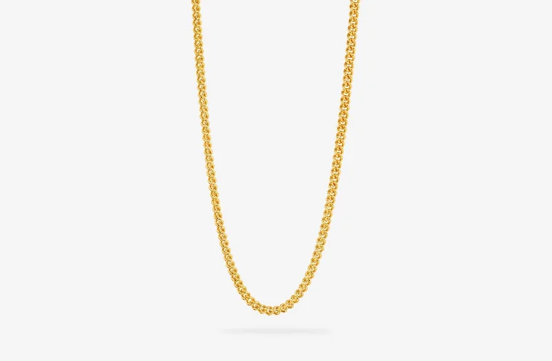 Crystal-wrapped necklaces-IX Leo 22K Gold Plated Necklace