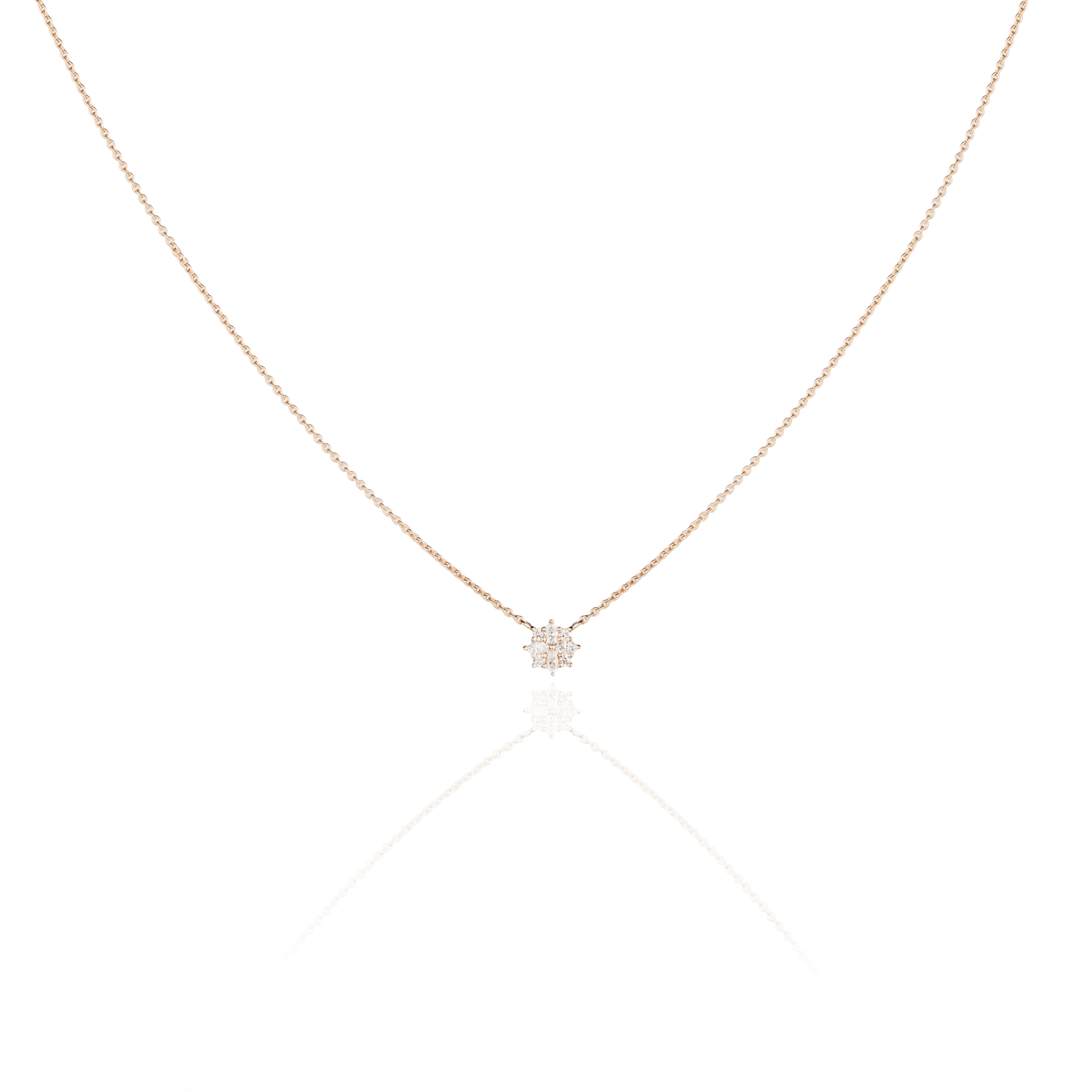 Tri-metal necklaces-Necklace ISABELLE