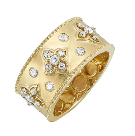 Gleaming diamond rings-14K Yellow Gold 0.50cttw Diamond Fashion Ring