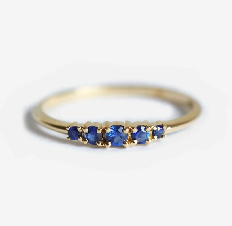 Bare dot rings-Nova Blue Sapphire Ring