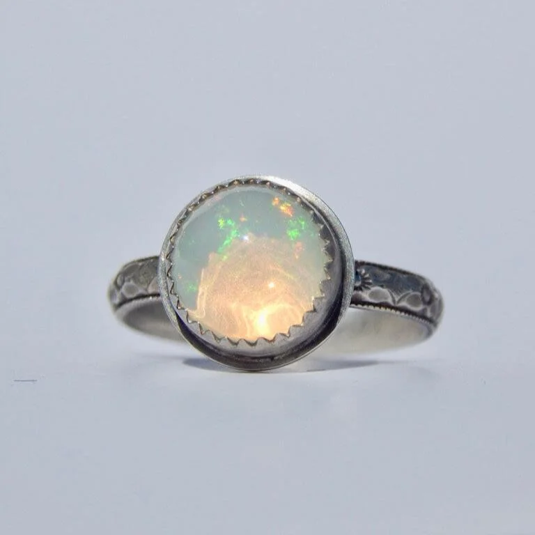 Georgian style rings-The Stargazer Ring - Size 6 1/4 (can be sized up to 6 3/4)