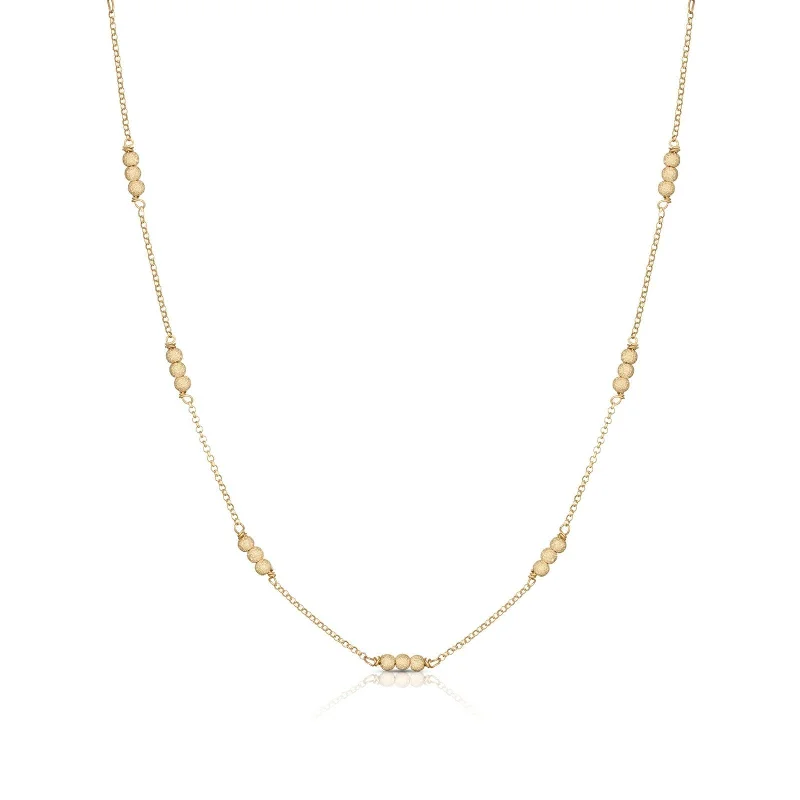 Twig design necklaces-Kalinda 18K Gold Plated Necklace