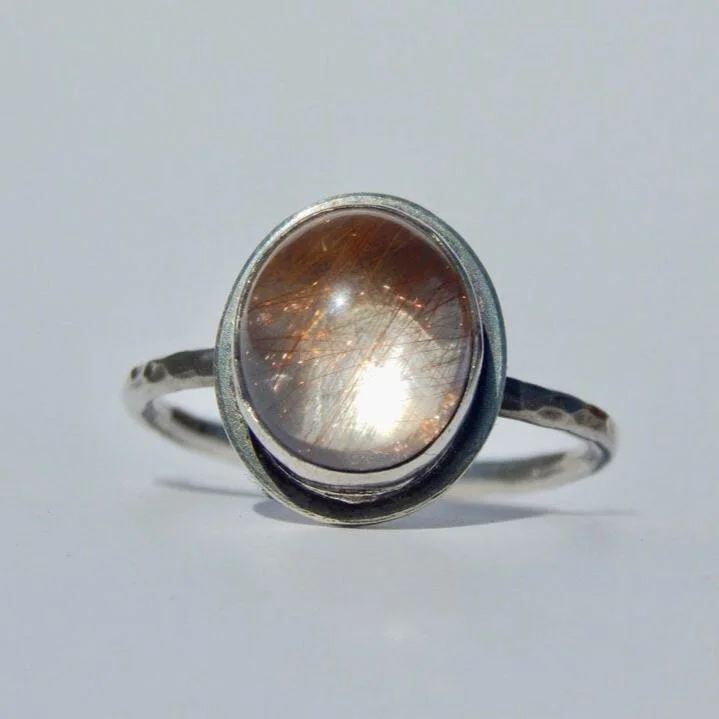 Bee motif rings-The Bowie Ring - Size 9 (can be sized up to 10 1/2)