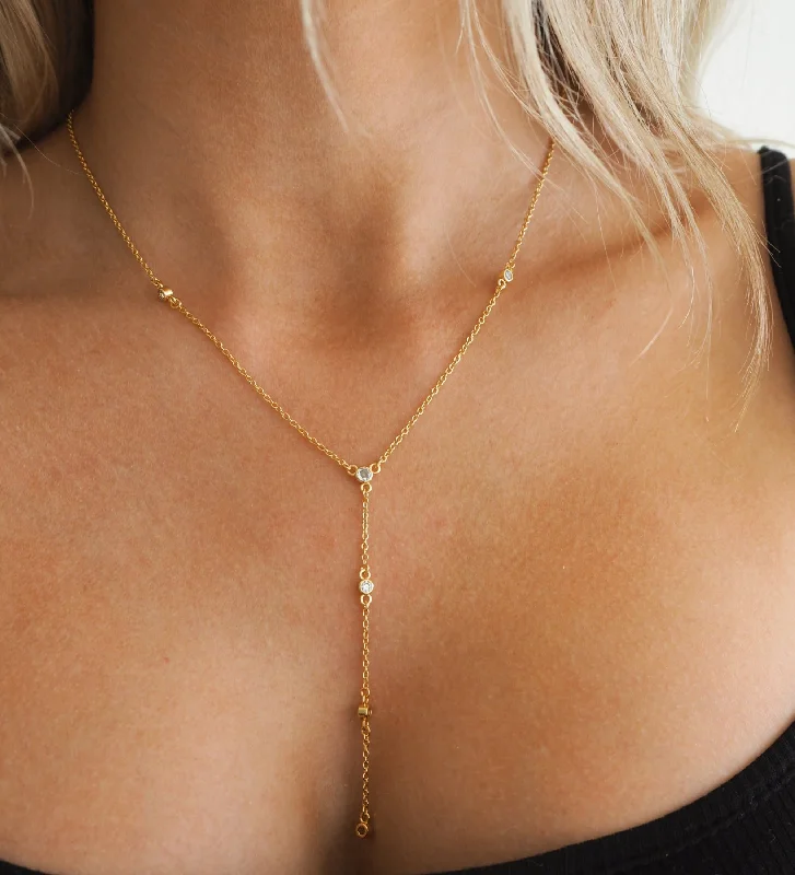 Floating gem necklaces-Abigail Necklace