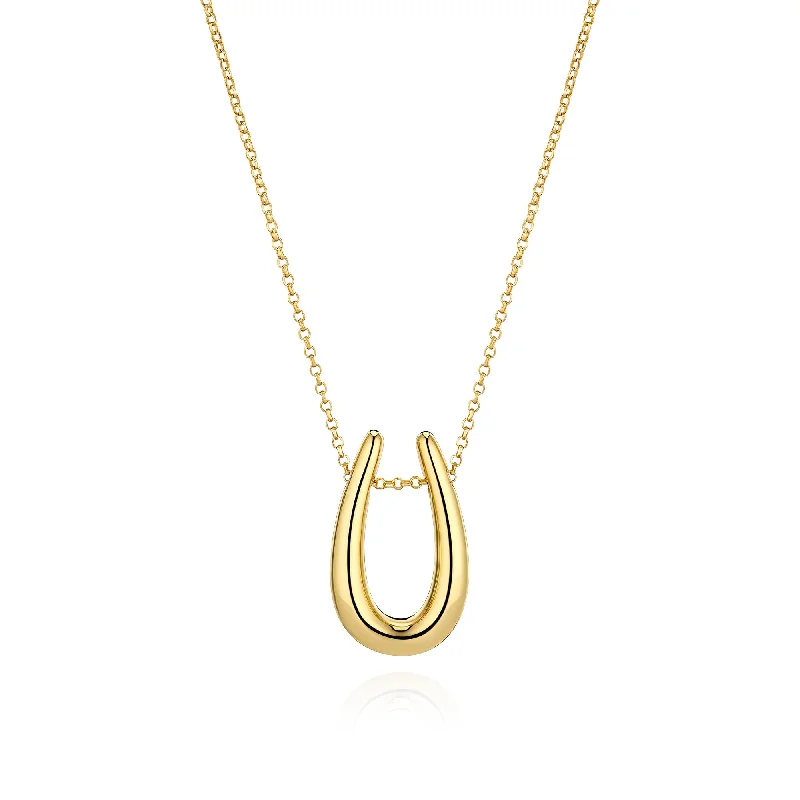 Brilliant gem necklaces-Goccia Parvus Pianura Gold Plated Necklace