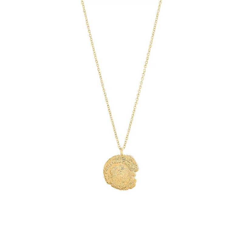 Tri-metal necklaces-The Constantine Gold Plated Necklace