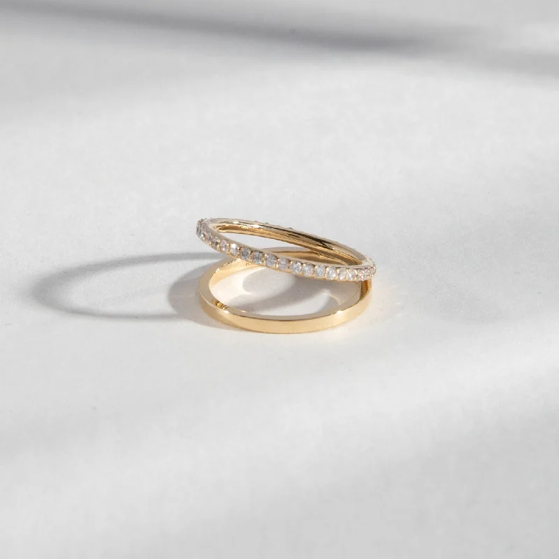 Bent shank rings-Codu Ring with Lab-grown diamonds