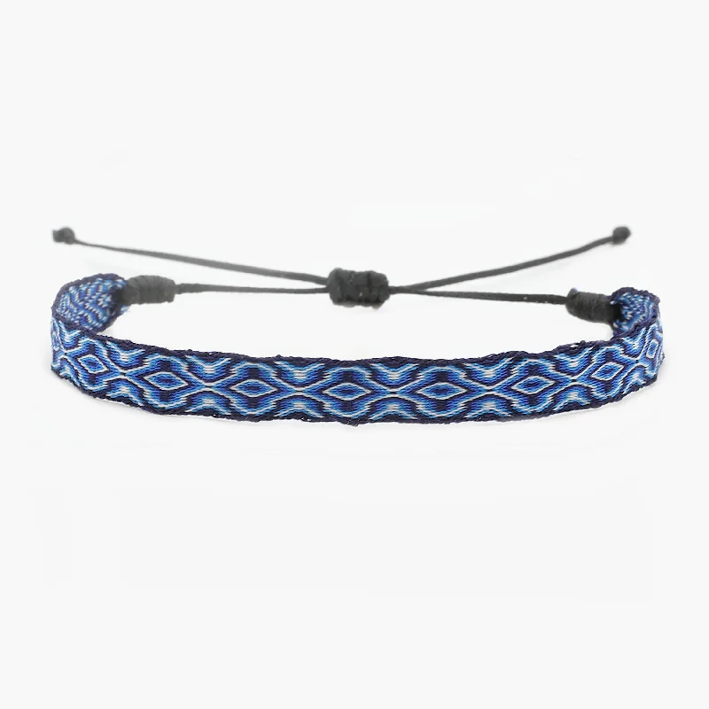 Warding eye bangles-Handmade Purnama Bracelet (Shade of Blue)