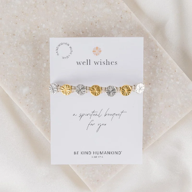 Twine wrap bracelets-Well Wishes Spiritual Bouquet Bracelet