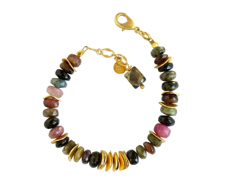 Hook clasp bracelets-Juno Bracelet in Tourmaline