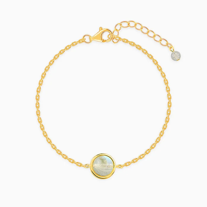 Oval design bangles-Golden Shining All Day Bracelet