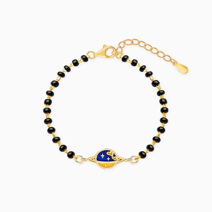 Jet black bracelets-Golden Planet of Love Infant Bracelet (0-18 months)