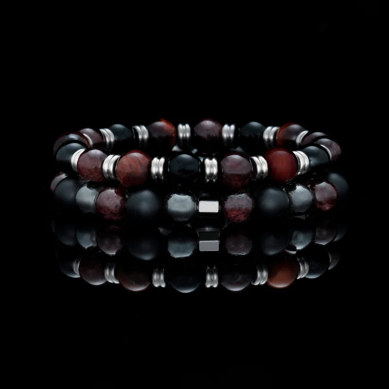 Tiny star bracelets-Cranberry Sauce | Stack Bracelets For Men