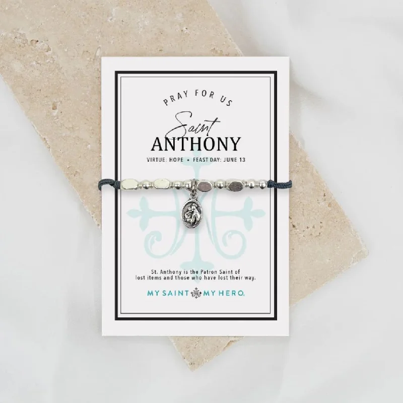 Hope charm bangles-Saint Anthony Little Saints Bracelet