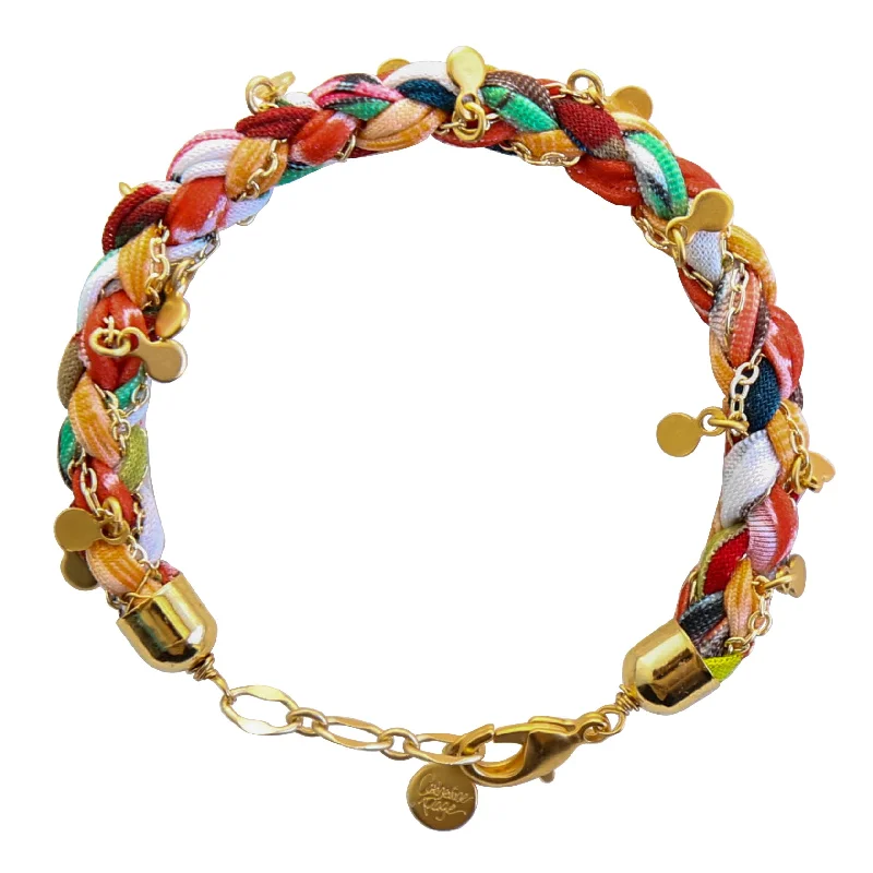 Raven motif bangles-Confetti Bracelet in Cherry