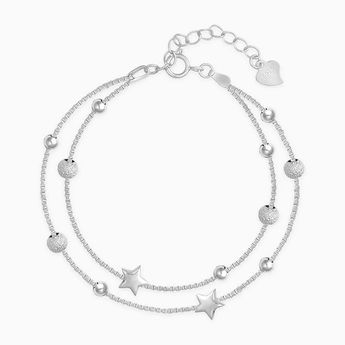 High-gloss bracelets-Silver Sparkle Bracelet