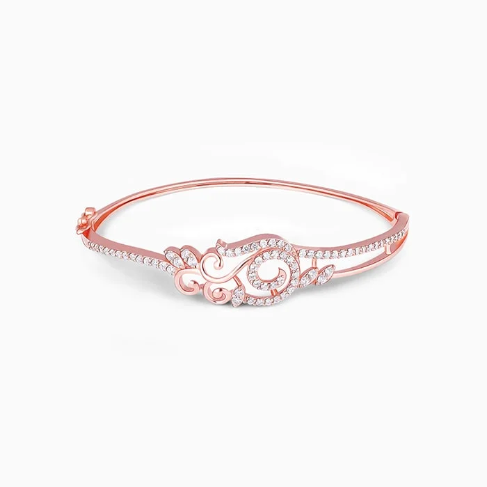 Georgian style bangles-Rose Gold Musical Romance Bracelet