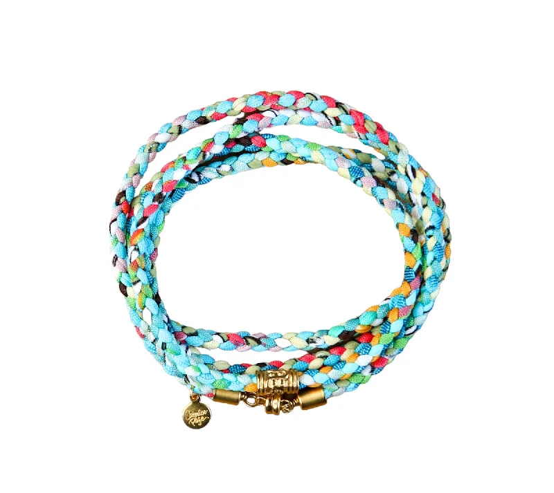 Quirky bangles-Zenwrap Bracelet/Choker/Anklet in Mint